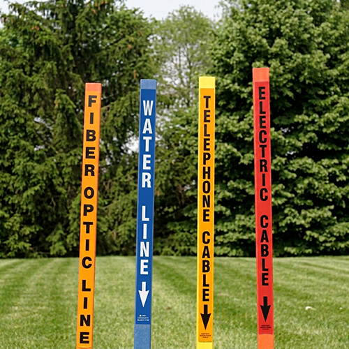 Thin Line utility posts 